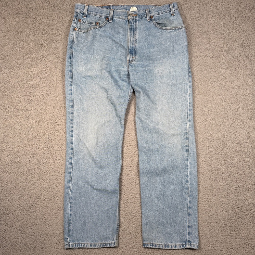 Vintage Levis Jeans Mens 38x30 (Fit 36x30) Straight 505 Made in USA Whisker Fade